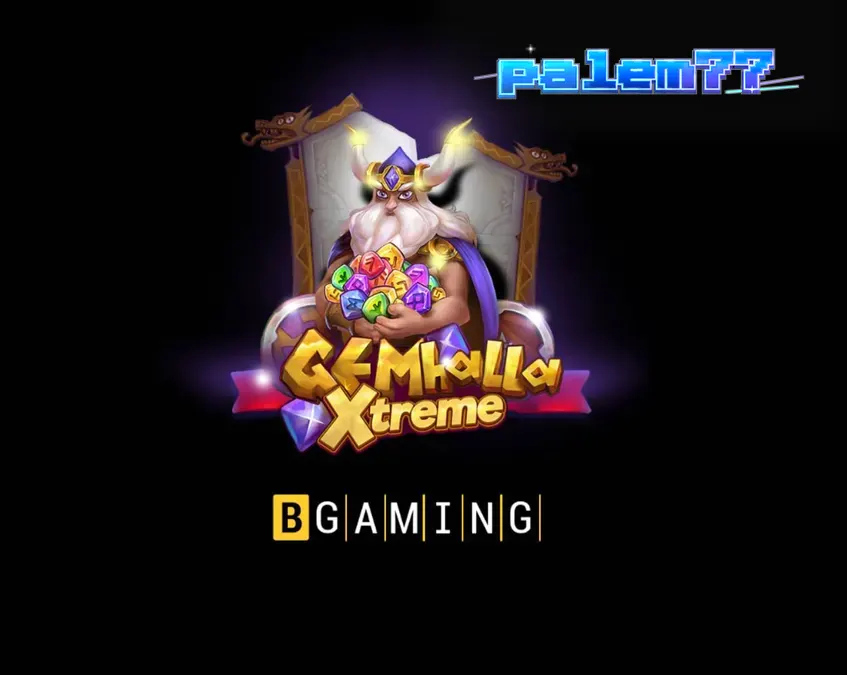 Tampilan visual slot Gemhalla Xtreme dengan tema Norse dan Thor